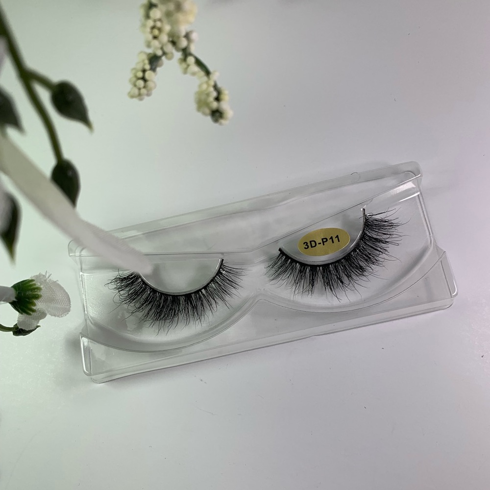 3D-P11 mink hair false eyelashes - Picture 3 of 8